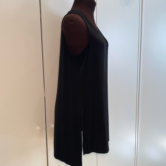 Athleta tunic top dress Tencel blend M black - Picture 2 of 16